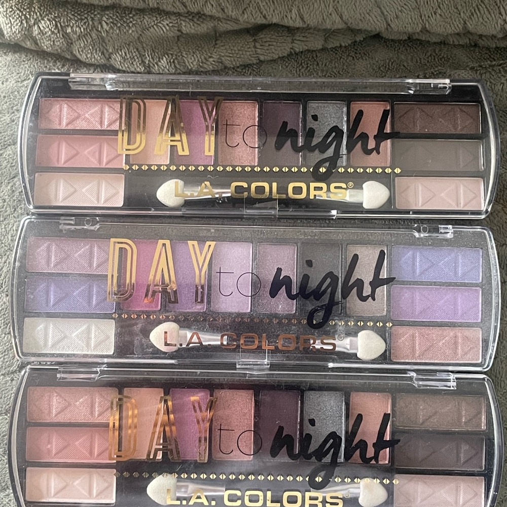 L.A. Colors Day to Night Eyeshadow Palette - Pink, Purple, Gray